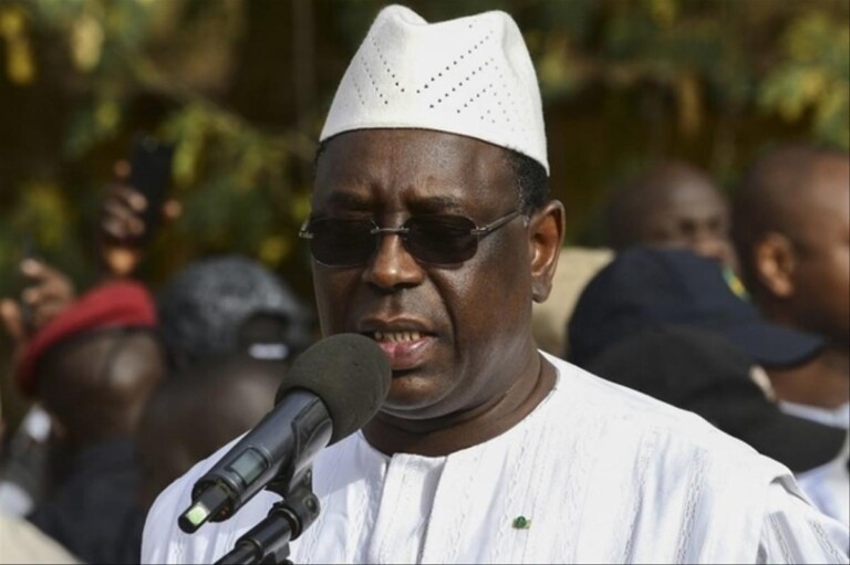 Le prÃ©sident sÃ©nÃ©galais Macky Sall