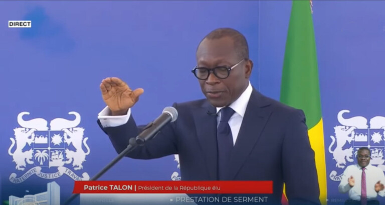 Bénin: la présence d’une personnalité à l’investiture de Talon suscite polémique