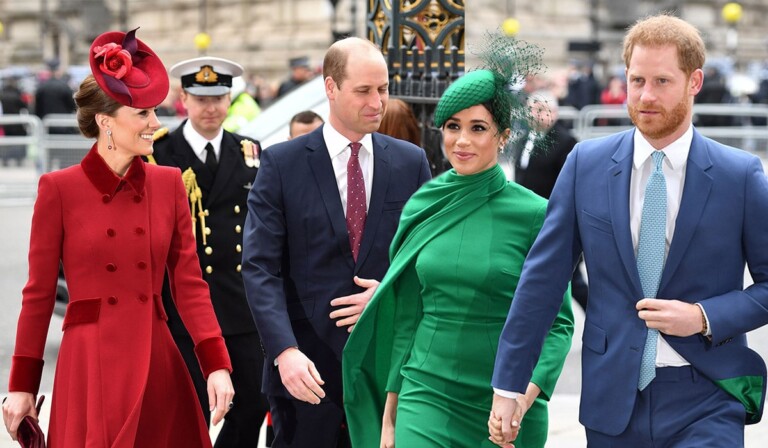 Meghan, Harry, William et Kate Middleton @ Extra