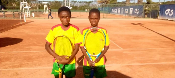 Des joueuses bÃ©ninoises de tennis