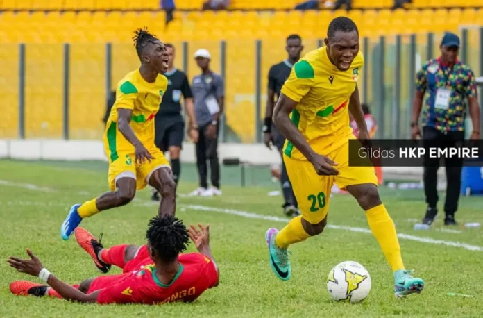 Des joueurs U20 du BÃ©nin et du Congo