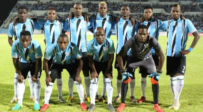 Des joueurs de l'Ã©quipe nationale du Botswana