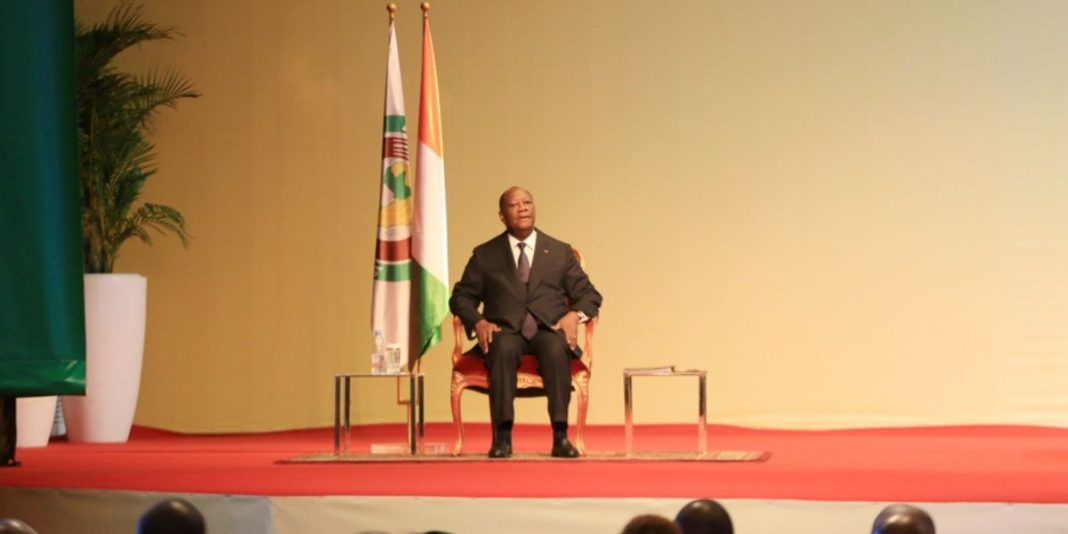 Alassane Ouattara, prÃ©sident de la RÃ©publique de CÃ´te d'Ivoire