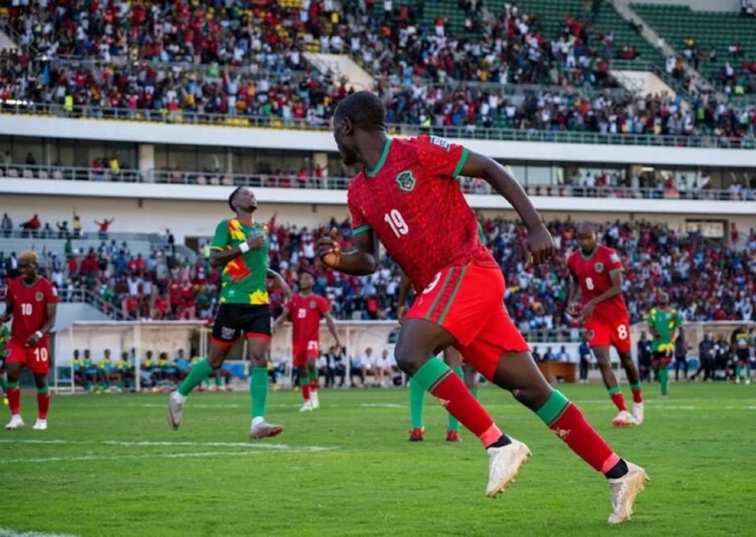 Des joueurs de Malawi et de Sao Tome et Principe