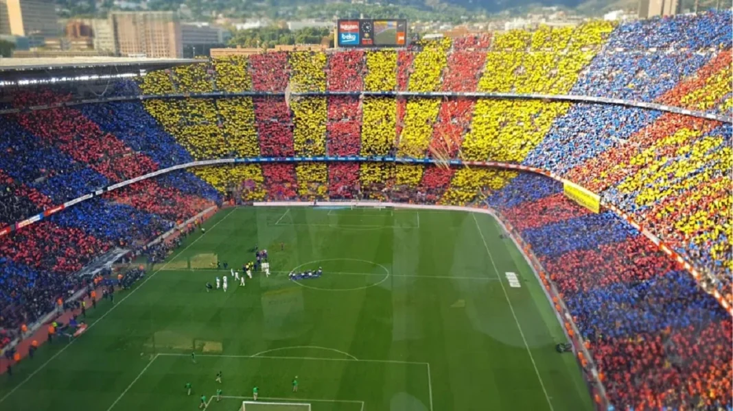 Le Camp Nou lors d'un clasico BarÃ§a-Real